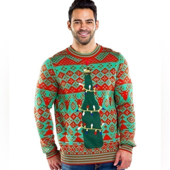 Tipsy Elves Men's Ugly Christmas Sweater Bottle
Opener M - Picture 2 of 8